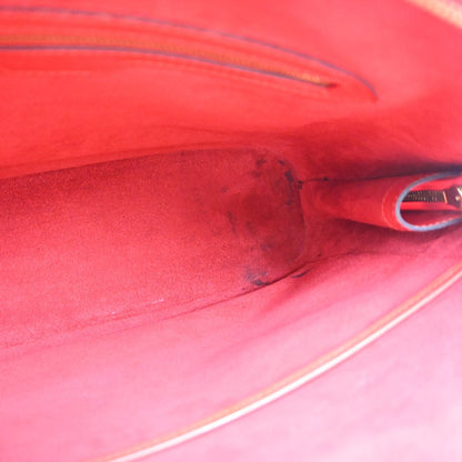 Louis Vuitton Lussac Epi Leather, Red, Leather, Handbag