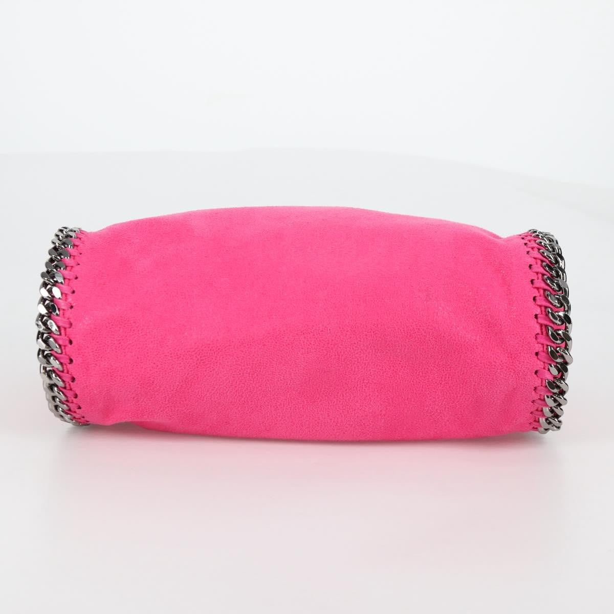 Stella McCartney Falabella Fold Over Suede, Pink, Suede, Shoulder Bag