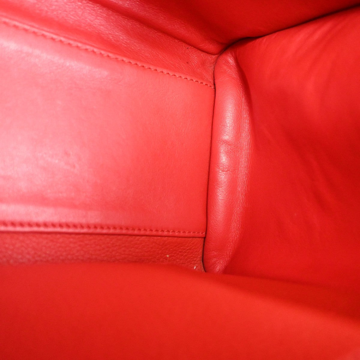 Louis Vuitton City Steamer Leather, Red, Leather, Handbag