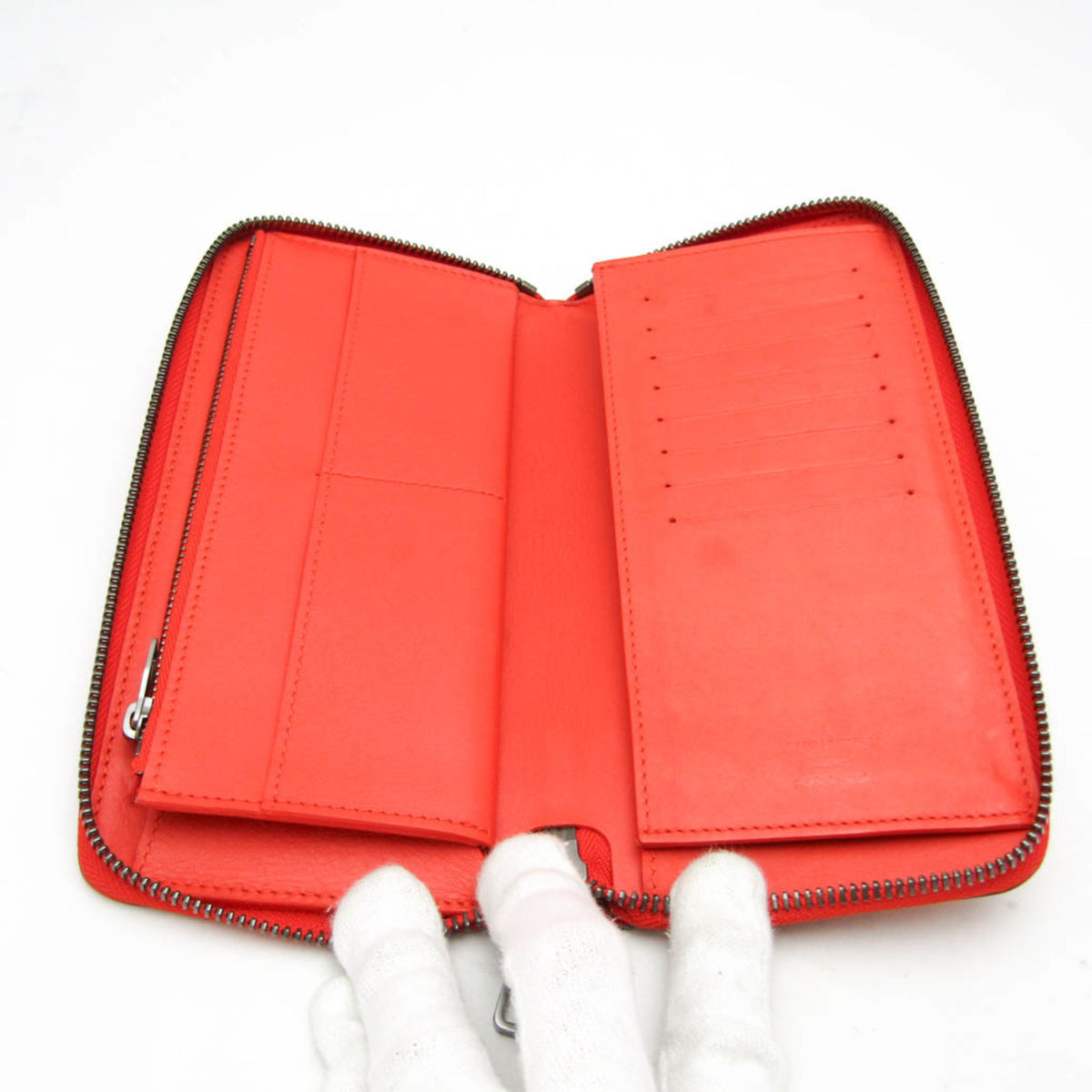 Louis Vuitton Zippy Damier Infini Leather, Red, Leather, Wallet