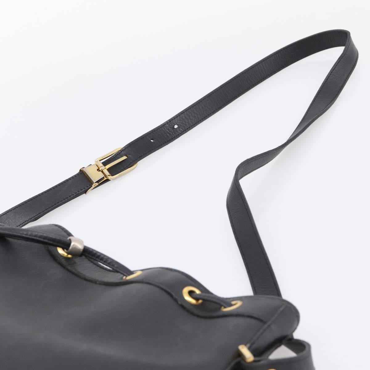 Christian Dior Vintage Honeycomb Canvas, Black, Canvas, Shoulder Bag