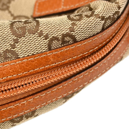 Gucci Zip Around Bowling GG Canvas, Beige, Canvas, Handbag