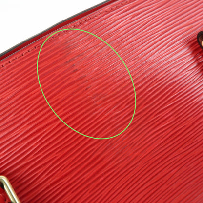 Louis Vuitton Soufflot Epi Leather, Red, Leather, Tote Bag