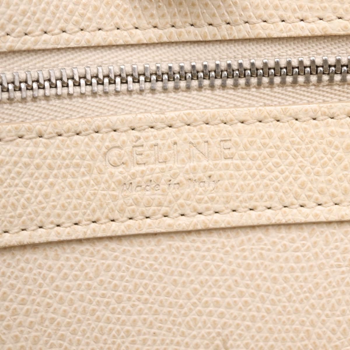 Celine Vertical Bi-Cabas Leather, Black, Leather, Tote Bag