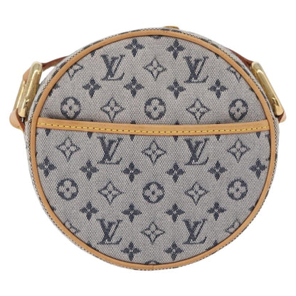 Louis Vuitton Jeanne Mini Lin, Blue, Canvas, Crossbody Bag