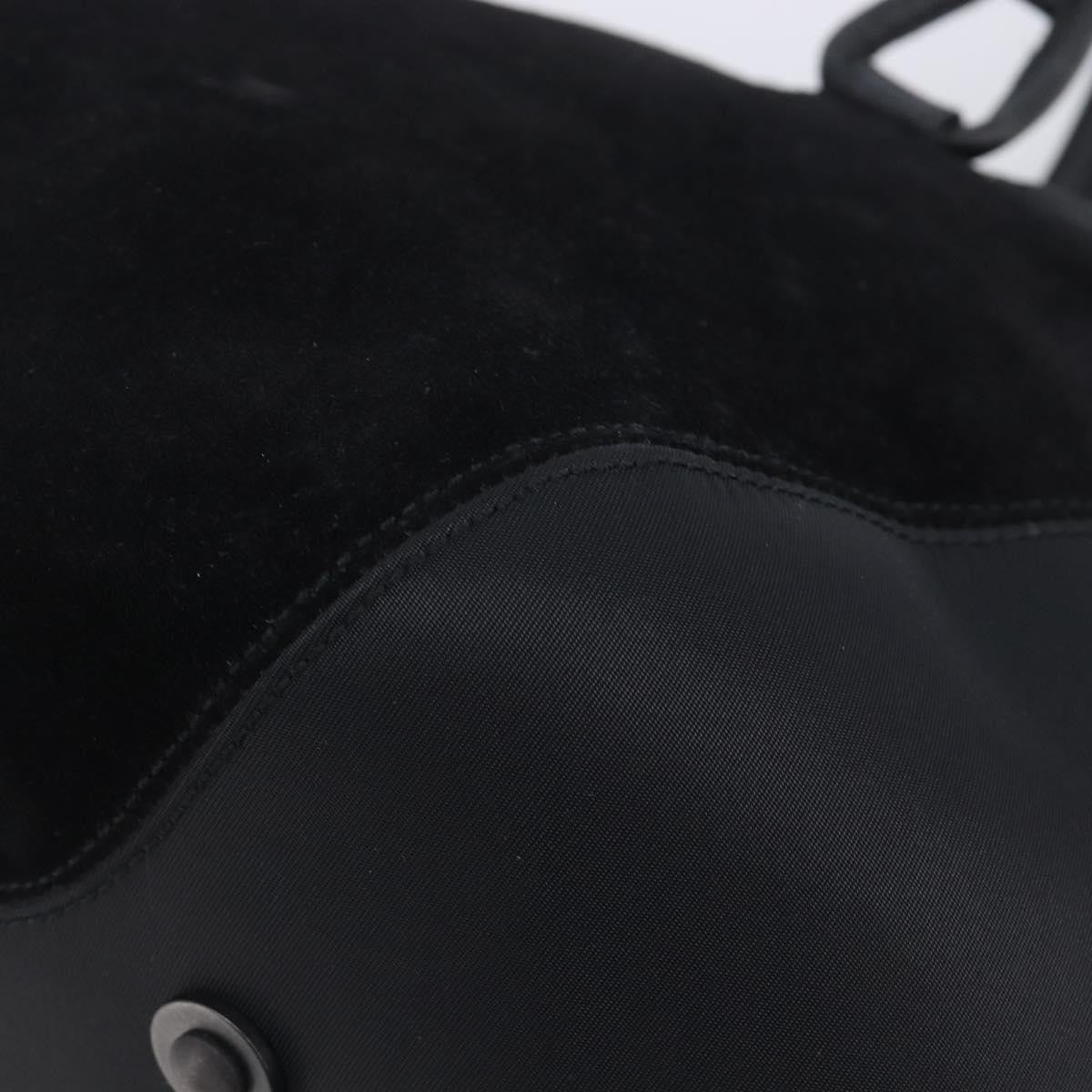 Salvatore Ferragamo Vintage Suede, Black, Suede, Shoulder Bag