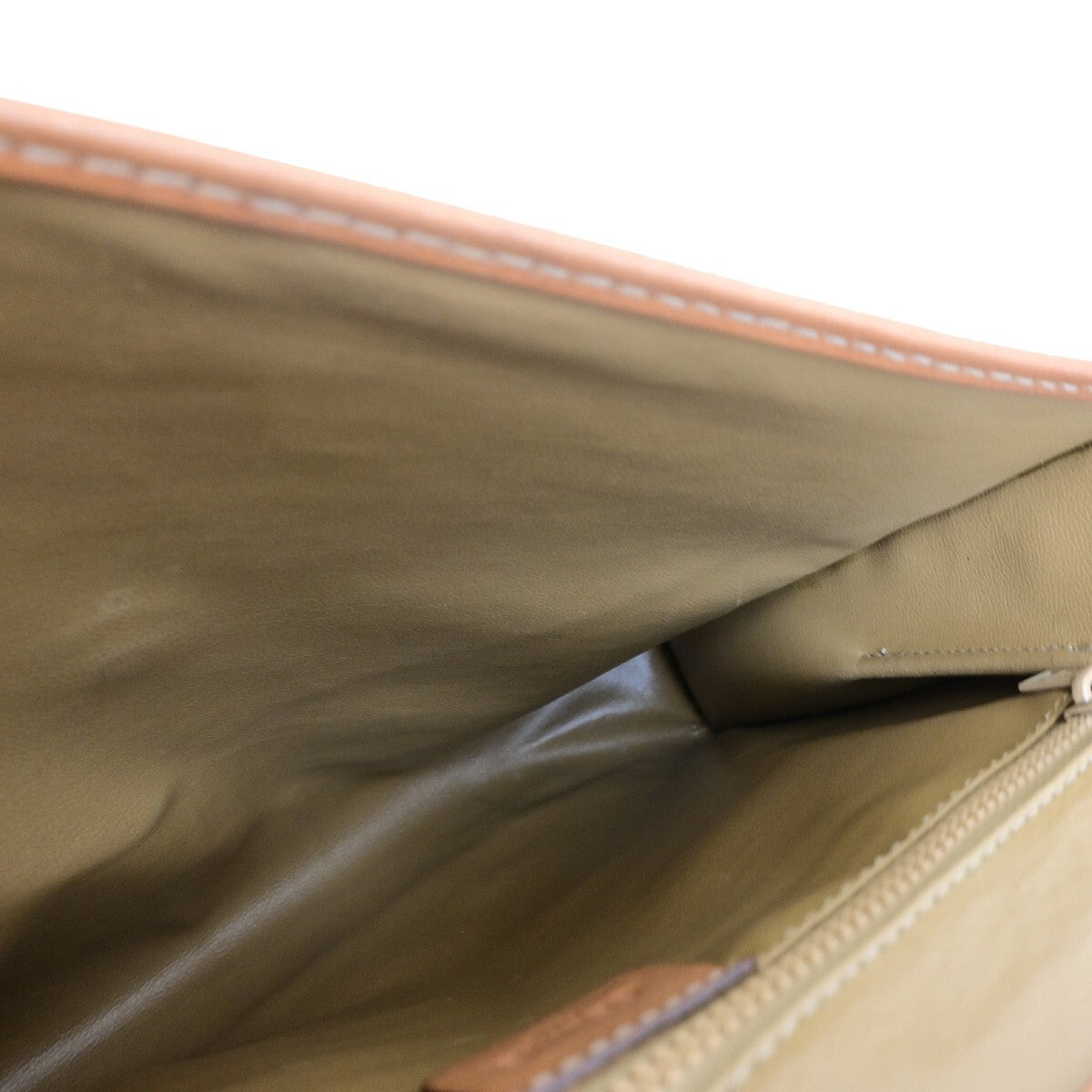 Celine Vintage Macadam Canvas, Brown, Canvas, Backpack
