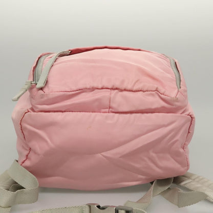 Prada Single Buckle Pocket Tessuto, Pink, Nylon, Backpack