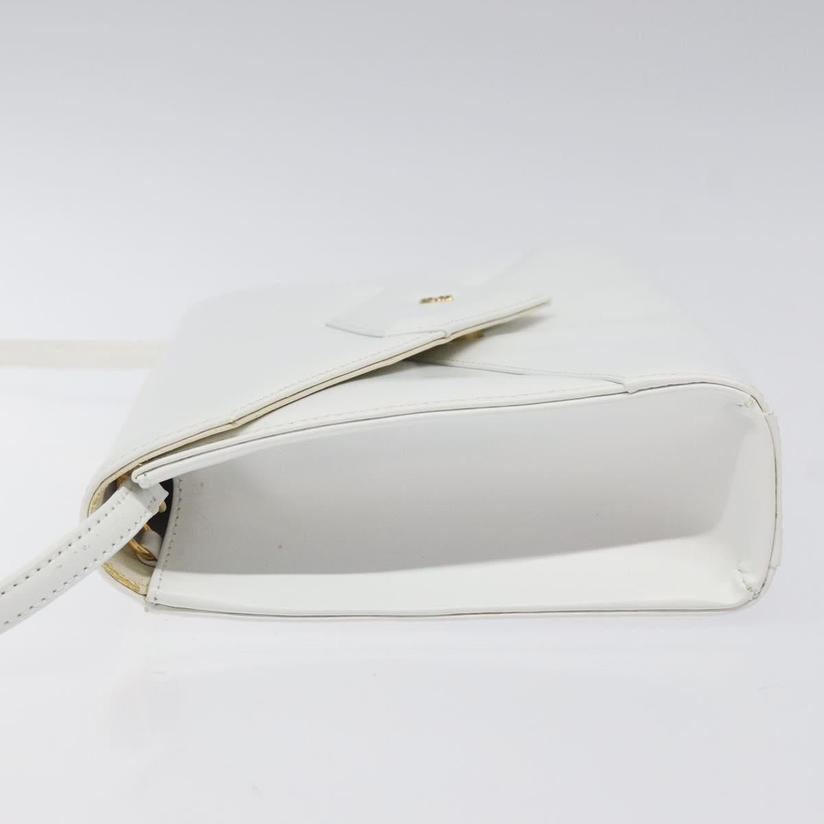 Givenchy Vintage 4G Leather, White, Leather, Shoulder Bag