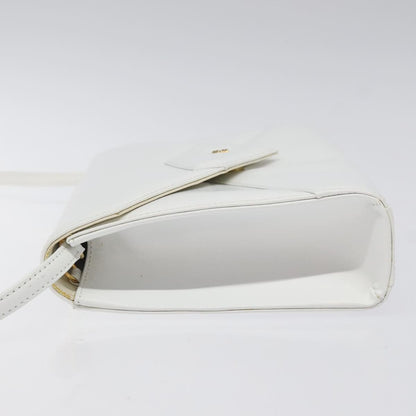 Givenchy Vintage 4G Leather, White, Leather, Shoulder Bag