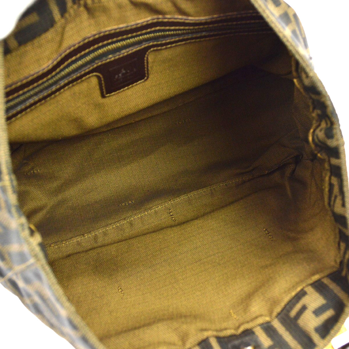 Fendi Vintage Top Handle Zucca canvas, Brown, Canvas, Tote Bag