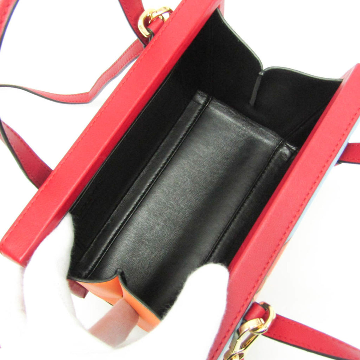 Loewe Postal Leather, Multicolour, Leather, Handbag