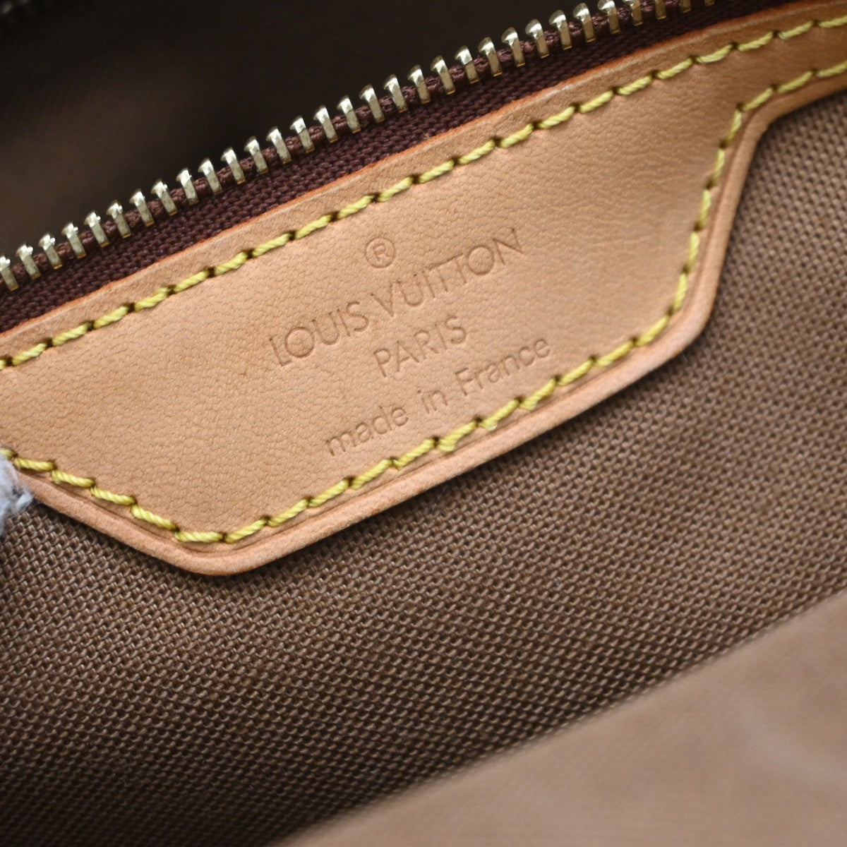 Louis Vuitton Cabas Mezzo Monogram Canvas, Brown, Canvas, Tote Bag