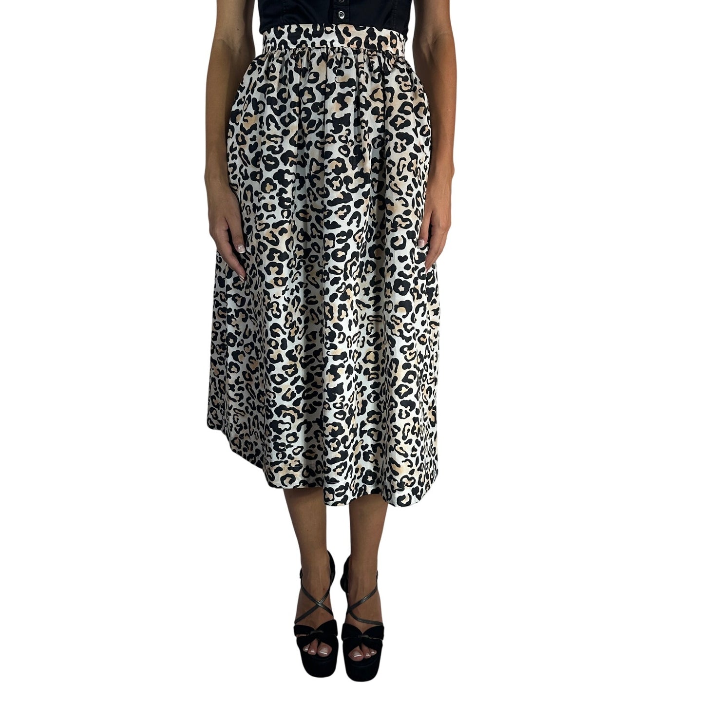 Ermanno Scervino Leopard Skirt
