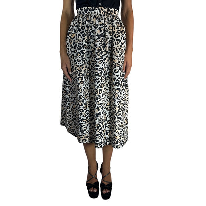 Ermanno Scervino Leopard Skirt