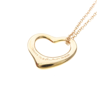 Tiffany & Co. Elsa Peretti Open Heart Pendant 18K Rose Gold, Gold, Pink Gold, Necklace
