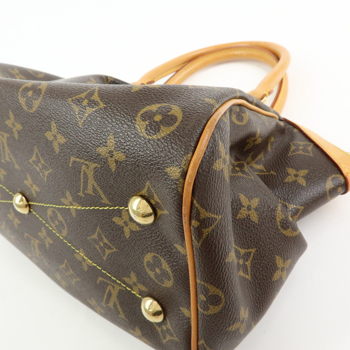 Louis Vuitton Tivoli Monogram Canvas, Brown, Canvas, Handbag