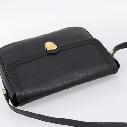 Saint Laurent Vintage Shoulder bag leather, Black, Leather, Shoulder Bag