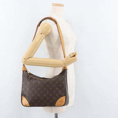 Louis Vuitton Boulogne Monogram Canvas, Brown, Canvas, Handbag
