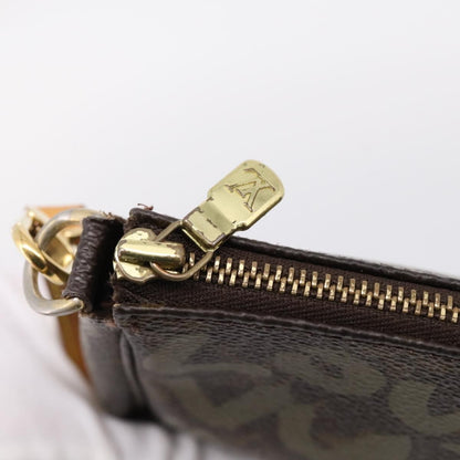 Louis Vuitton Pochette Accessoires Limited Edition Monogram Graffiti, Khaki, Canvas, Clutch