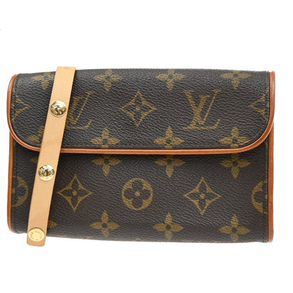 Louis Vuitton Florentine Waist Monogram Canvas, Brown, Canvas, Handbag