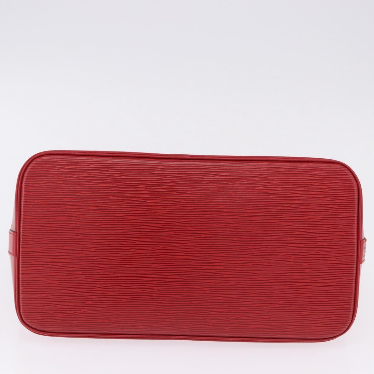 Louis Vuitton Alma Epi Leather, Red, Leather, Handbag