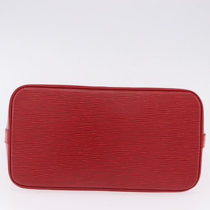 Louis Vuitton Alma Epi Leather, Red, Leather, Handbag