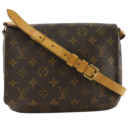 Louis Vuitton Musette Tango Monogram Canvas, Brown, Canvas, Shoulder Bag