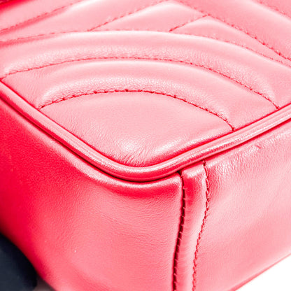 Prada Camera Diagramme Quilted Leather, Red, Leather, Handbag