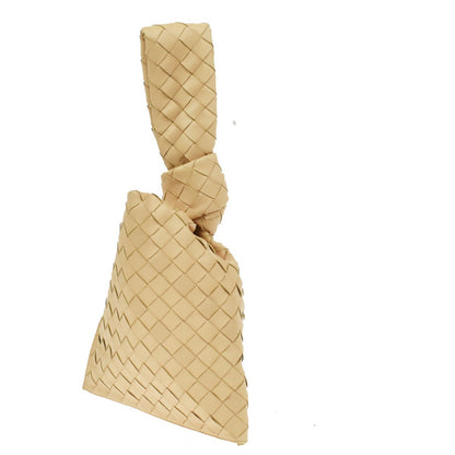 Bottega Veneta BV Twist Intrecciato Nappa, Beige, Leather, Handbag