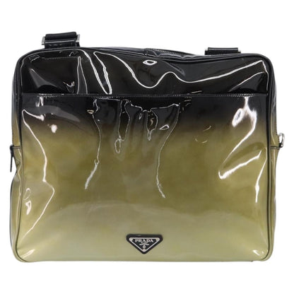 Prada Shoulder Bag Patent leather, Green, Patent Leather, Shoulder Bag