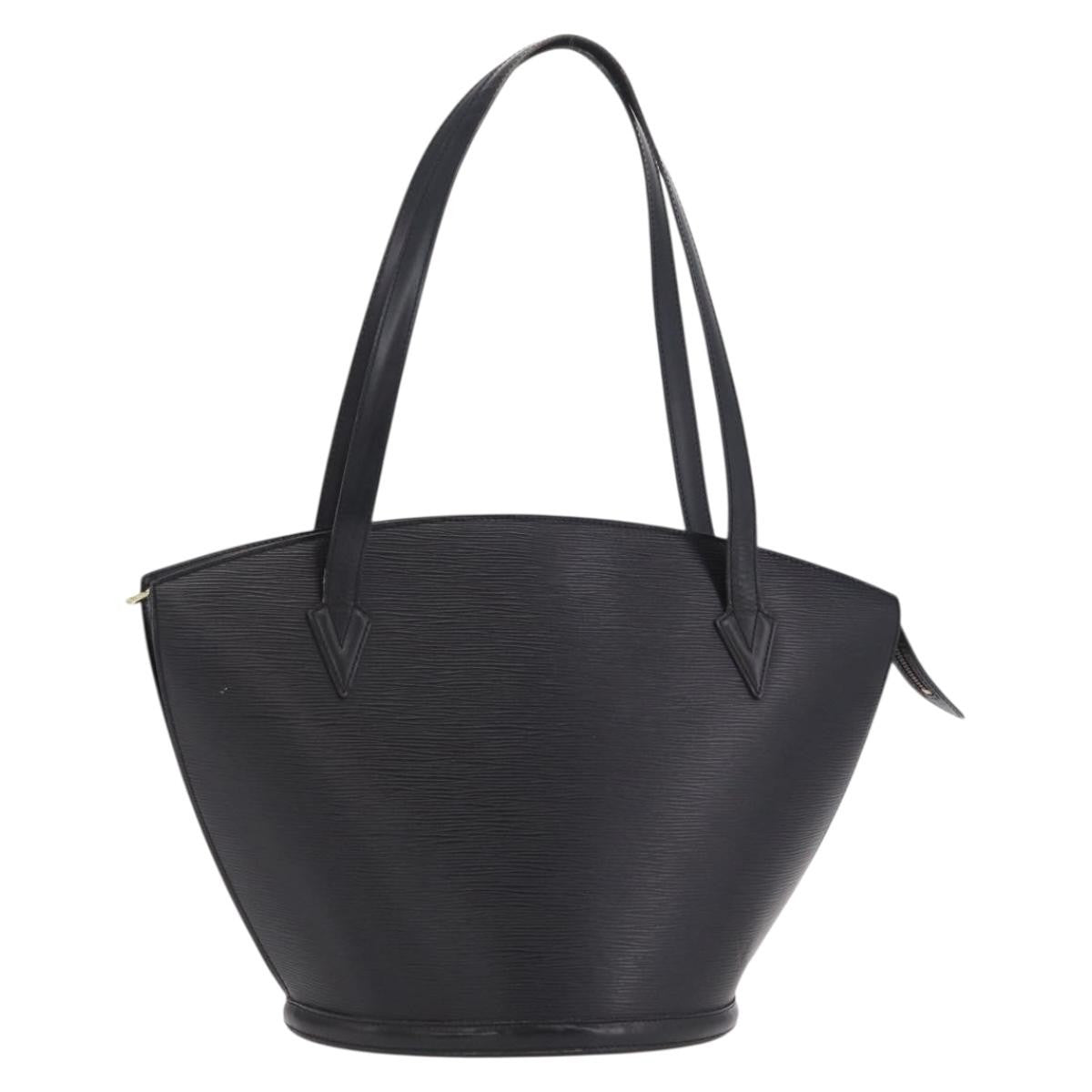 Louis Vuitton Saint Jacques Epi Leather, Black, Leather, Handbag