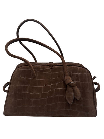 Jacquemus TURISMO Suede, BROWN, SUEDE, Handbag
