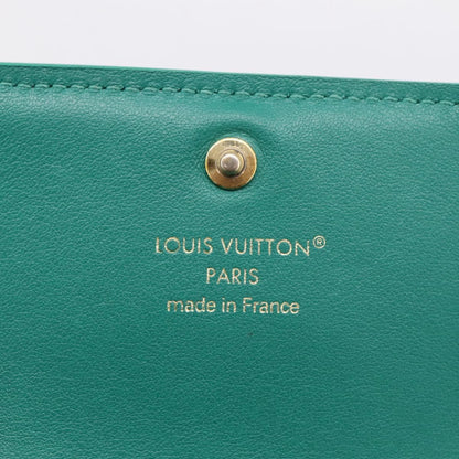 Louis Vuitton Capucines Leather, Green, Leather, Wallet