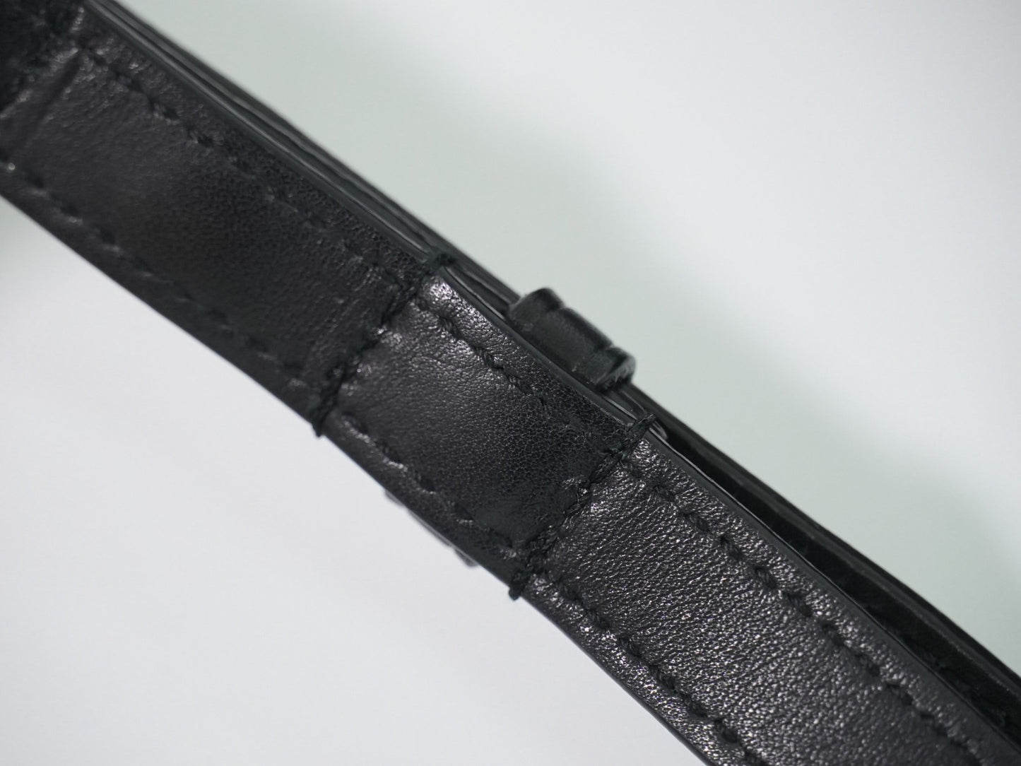 Saint Laurent Kaia Leather, Black, Leather, Shoulder Bag