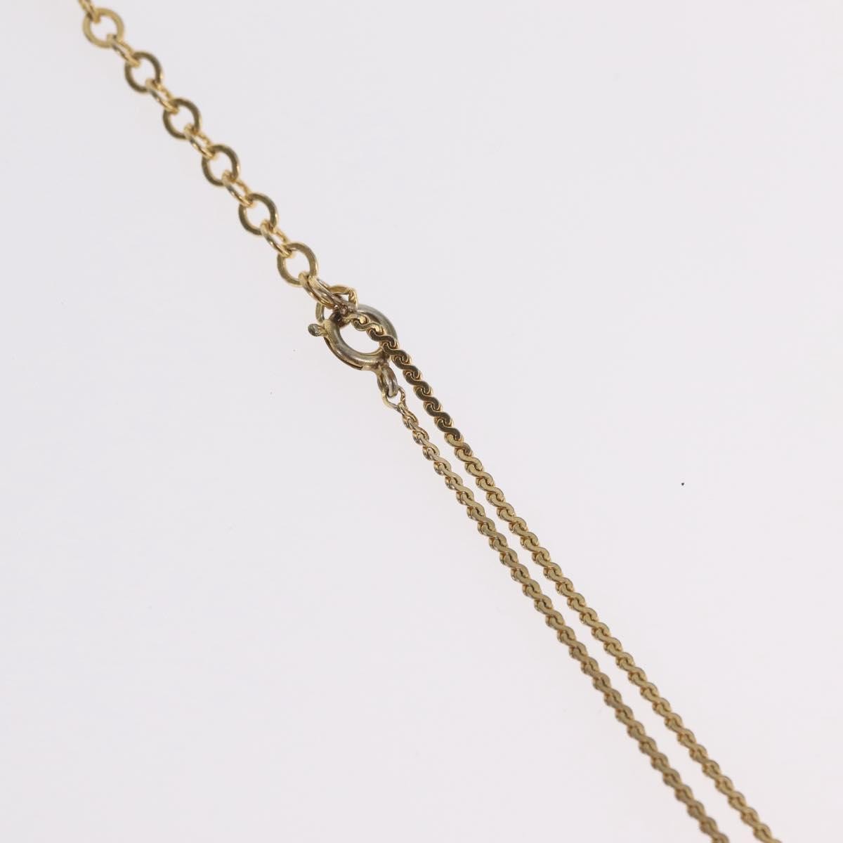 Christian Dior Vintage CD Pendant Metal with Crystals, Gold, Metal, Necklace