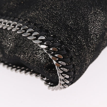 Stella McCartney Falabella Faux Leather, Black, Polyester, Tote Bag