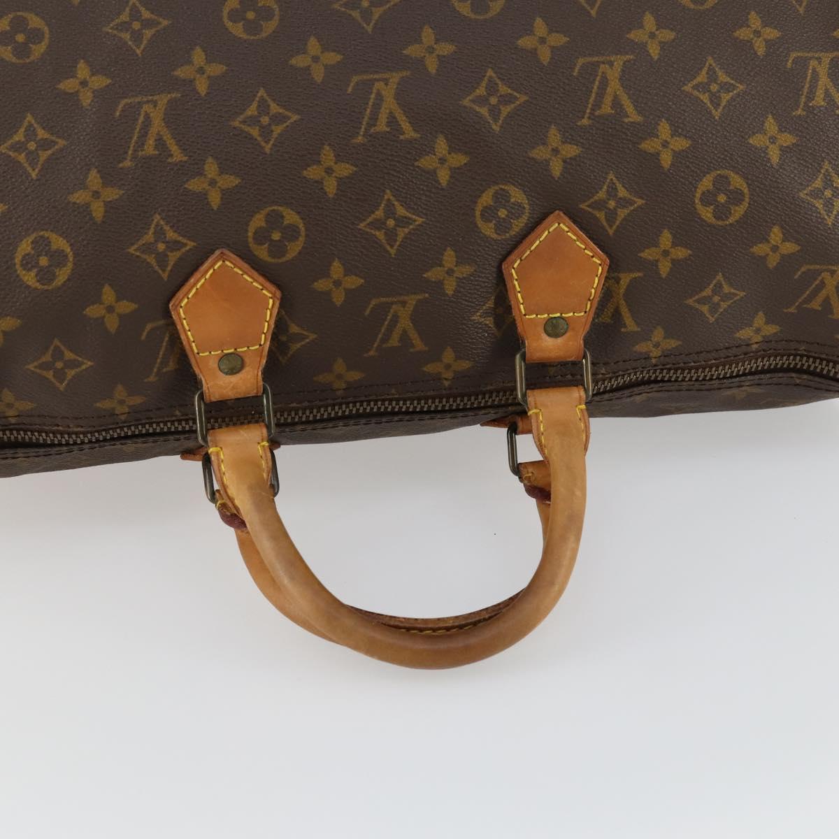 Louis Vuitton Speedy Handbag Monogram Canvas, BROWN, CANVAS, Handbag