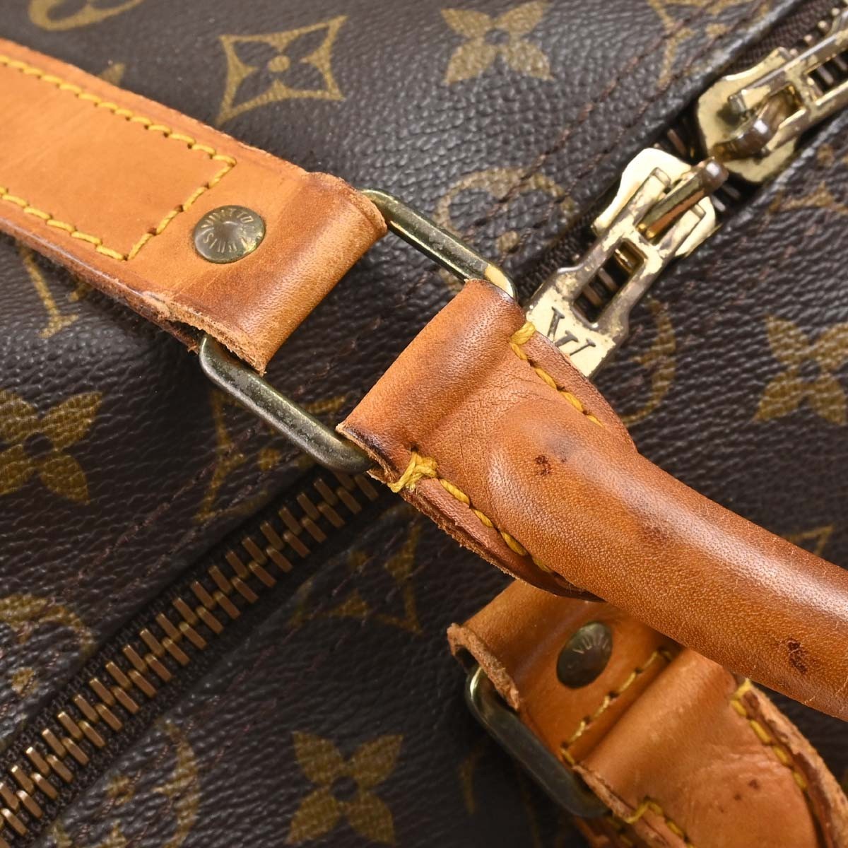 Louis Vuitton Keepall Monogram Canvas, Brown, Canvas, Travel Bag