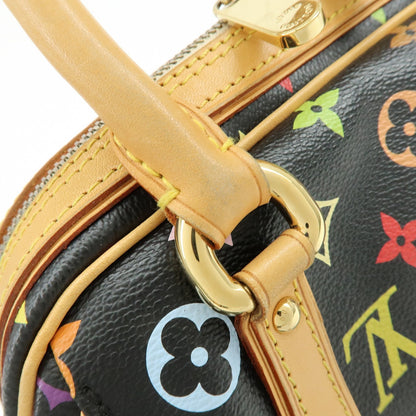 Louis Vuitton Priscilla Monogram Multicolor, Black, Canvas, Handbag