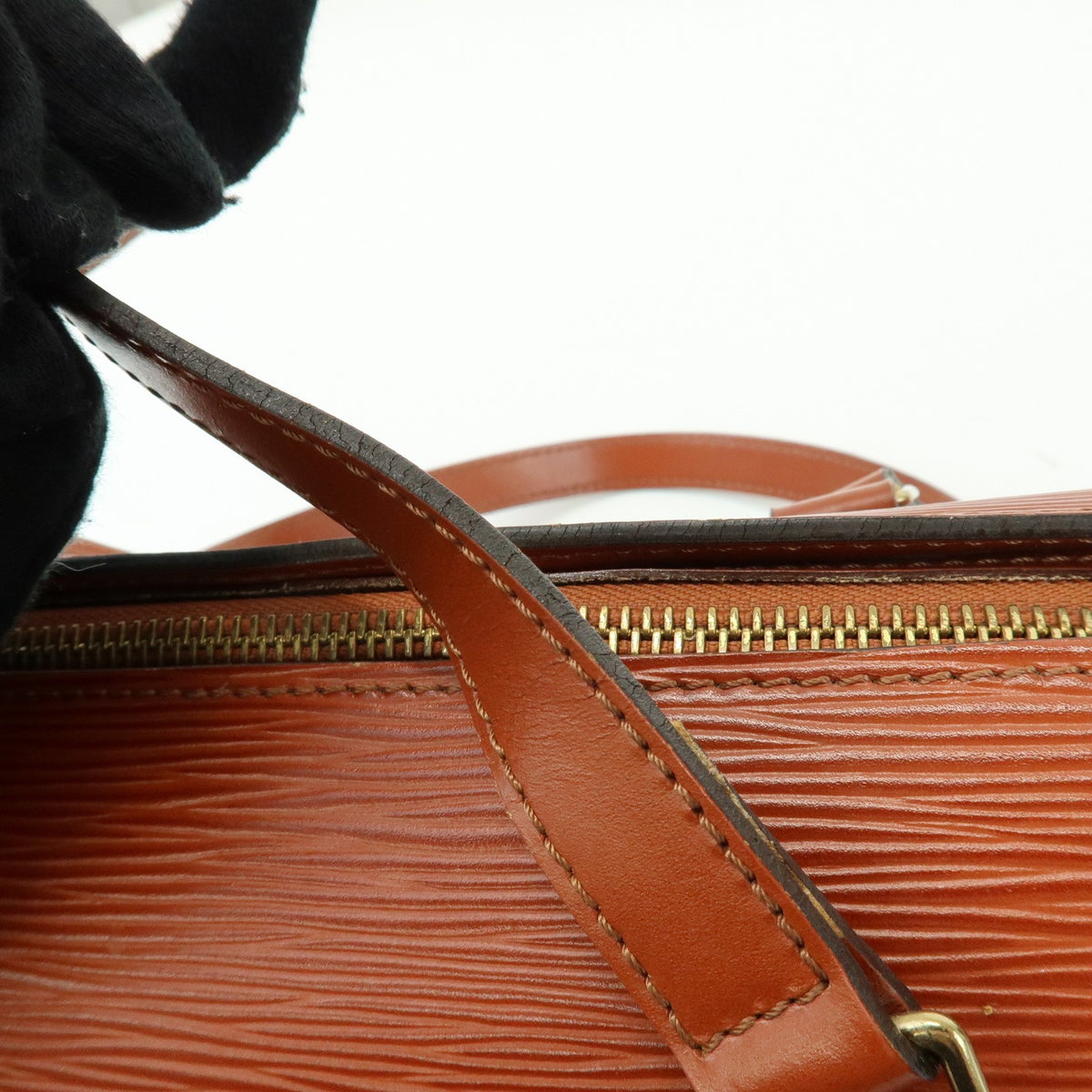 Louis Vuitton Soufflot Epi Leather, Brown, Leather, Tote Bag
