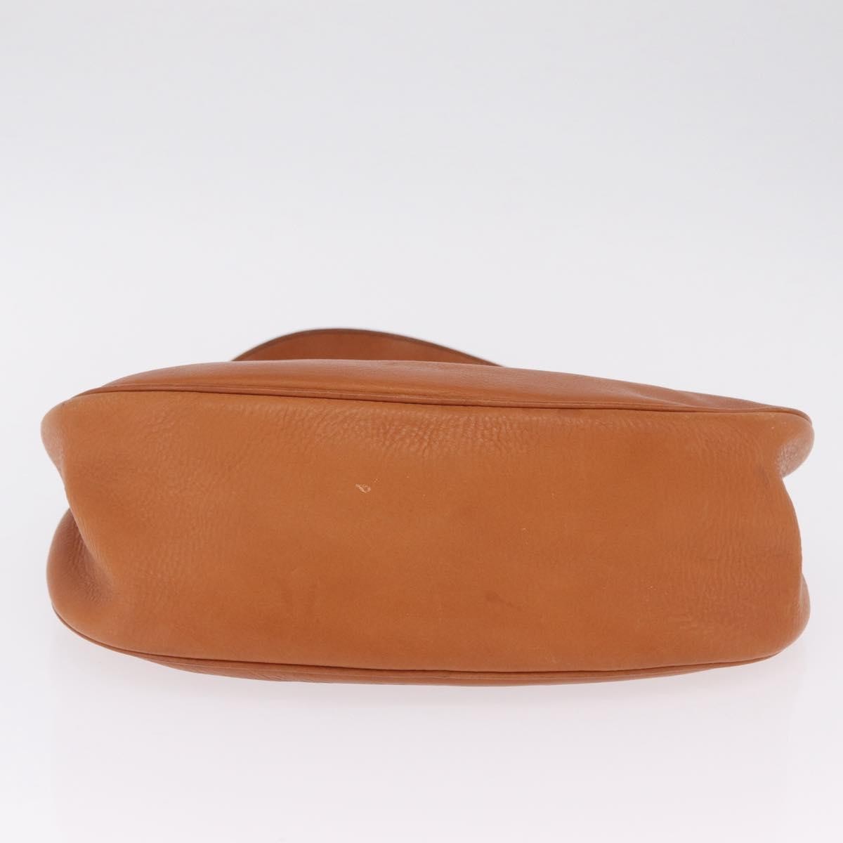 Prada Shoulder Leather, Brown, Leather, Shoulder Bag