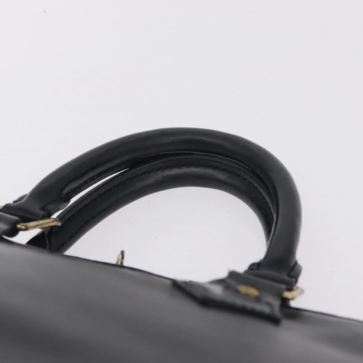 Louis Vuitton Alma Epi Leather, Black, Leather, Handbag