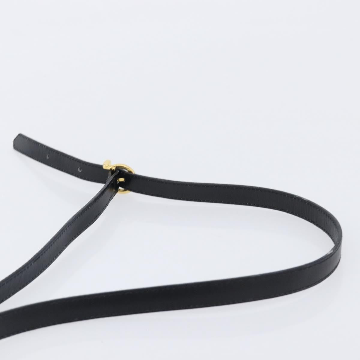 Salvatore Ferragamo Vara Bow Camera Leather, Black, Leather, Shoulder Bag