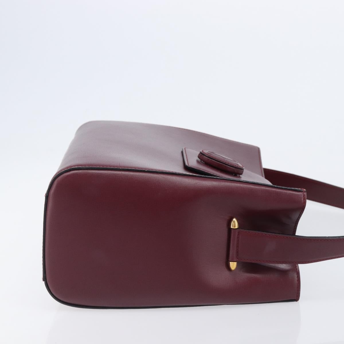 Cartier Must de cartier Leather, Burgundy, Leather, Shoulder Bag