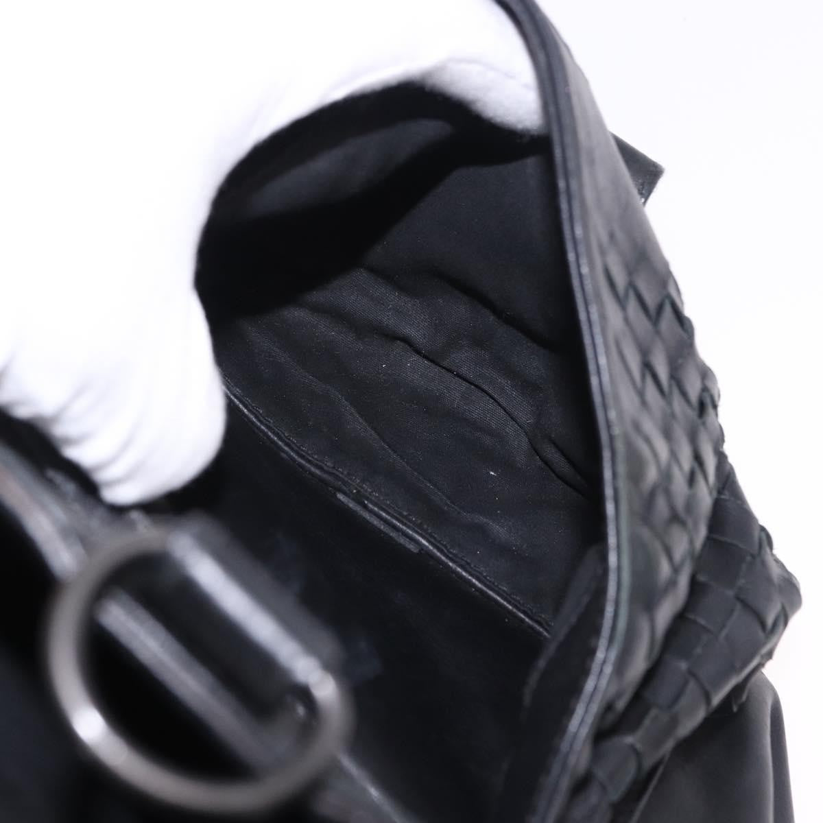 Bottega Veneta Intrecciato Leather, Black, Leather, Backpack