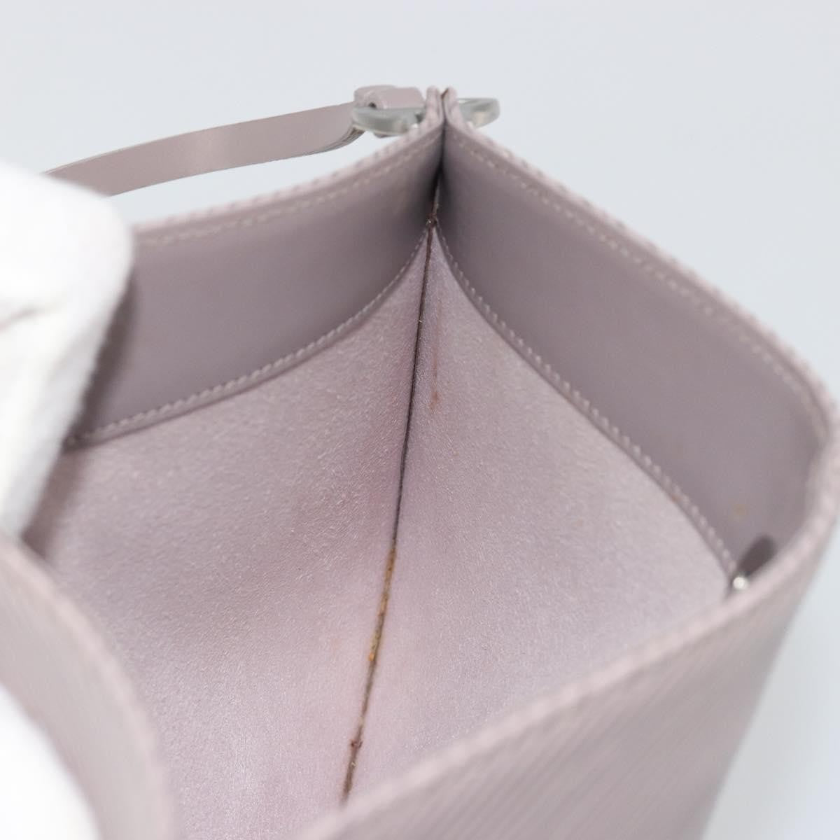 Louis Vuitton Demi Lune Pochette Epi Leather, Purple, Leather, Clutch