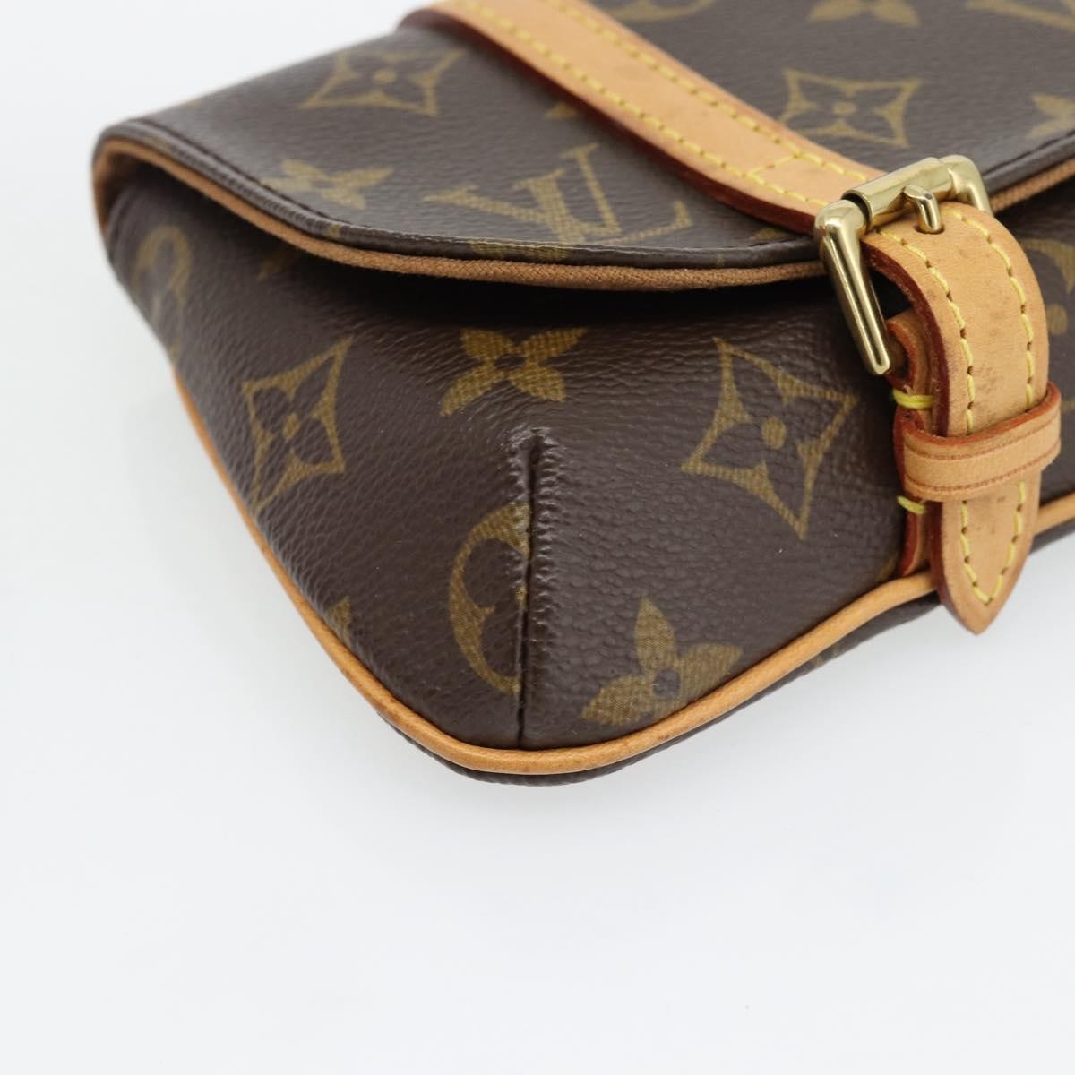 Louis Vuitton Pochette Marrell Monogram Canvas, Brown, Canvas, Clutch