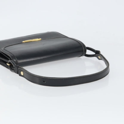 Christian Dior Shoulder Leather, Black, Leather, Shoulder Bag