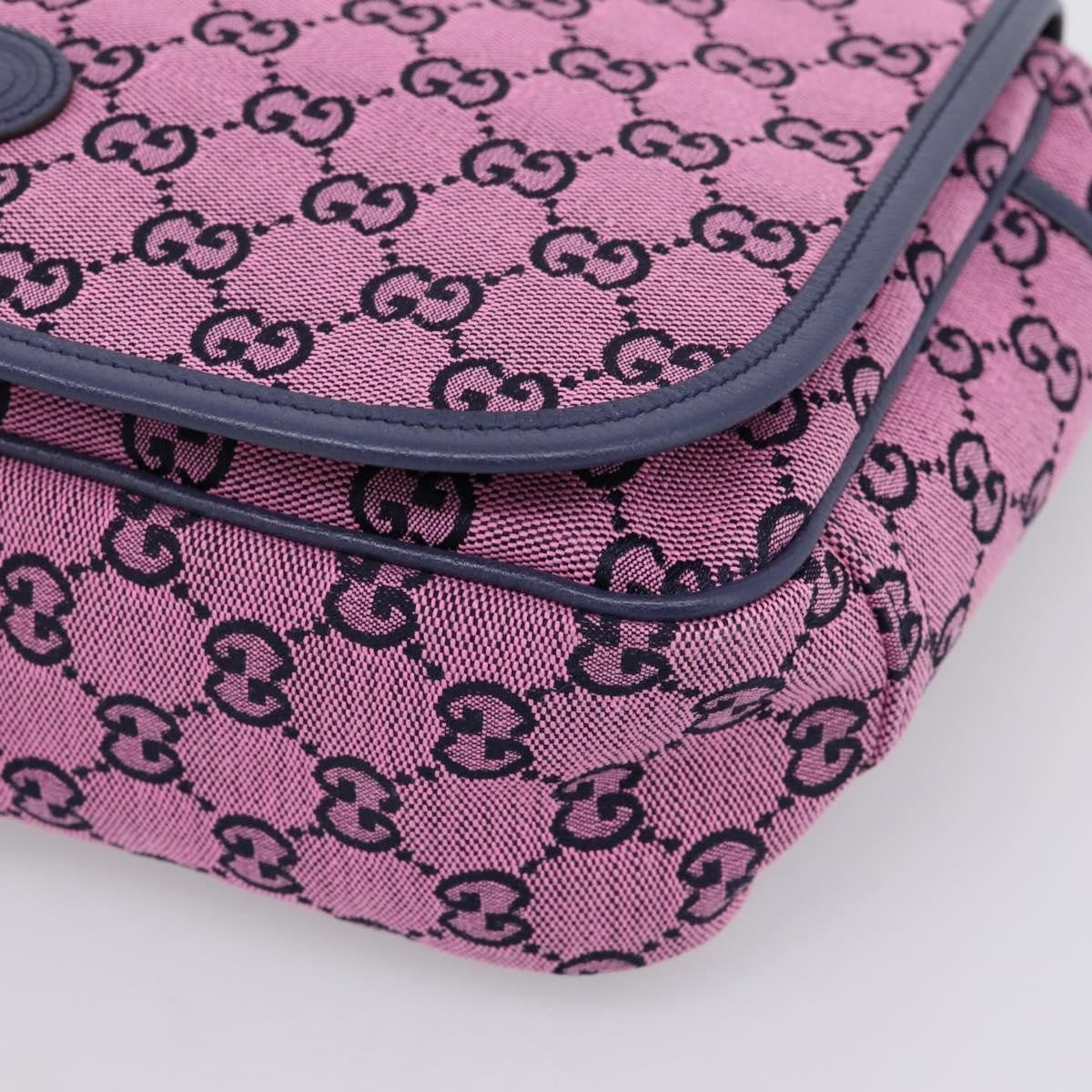 Gucci Children's Messenger GG Canvas, Pink, Canvas, Handbag